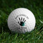 Balle de golf personnalisée avec texte et nom pour la fête des pères Cadeau de fête des pères pour les amateurs de golf