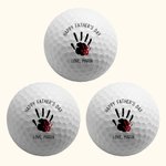 Balle de golf personnalisée avec texte et nom pour la fête des pères Cadeau de fête des pères pour les amateurs de golf