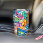Personalisierte Strand Filp Flop 20oz Becher mit 1-8 Namen Geburtstag Vaters Muttertag Geschenk für Familie