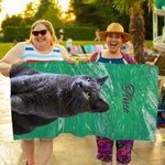 Toalla de playa de secado rápido con retrato al óleo de mascota personalizado y nombre Regalo de cumpleaños para los amantes de las mascotas