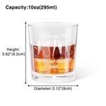 La vida está llena de decisiones importantes Vaso de whisky de pesca personalizado de 10oz con nombre Divertido regalo de cumpleaños Día del Padre par