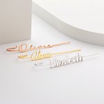 Pendientes personalizados de gancho con nombre sin perforación Ear Cuff Edgy Statement Jewelry Birthday Gift for Her