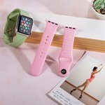 Personalizado Grabado Bailarina Silicona Reloj Correa para Apple Fitbit Samsung con Nombre Cumpleaños Aniversario Regalo para los amantes del Ballet H