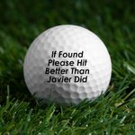 Personalized If Found Please Hit Better Than Name Golf Ball Funny Birthday Father's Day Gift for Men
