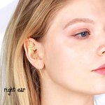 Pendientes personalizados de gancho con nombre sin perforación Ear Cuff Edgy Statement Jewelry Birthday Gift for Her