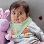 Spersonalizowany Happy First Father's Day Regulowany 100% bawełniany śliniak dla niemowląt z imieniem i tekstem Prezent na baby shower dla nowego taty dziecka