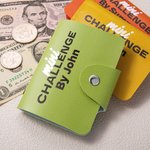 Personalized Leather Mini Saving Challenge Book Cash Stuffing with Name Birthday Gift for Kid Friend