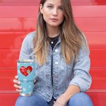 Spersonalizowany wielokolorowy kubek Paw Best Fur Mama Tata z 1-3 imionami 30 uncji Prezent urodzinowy dla miłośnika zwierząt