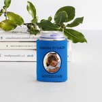 Personalisierter Mehrfarbiger Bierdose-Kühler mit Foto und Text 12er Set Oktoberfest Vatertag Geburtstagsgeschenk für Freund Papa Opa