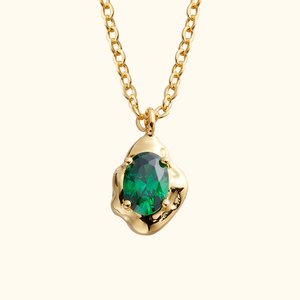 Collier Personnalisé avec Pierre de Naissance Bijoux pour Femme Cadeau Anniversaire Fête des Mères pour Elle