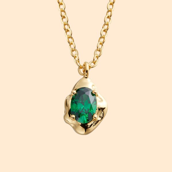 Personalisierte zierliche Geburtsstein Halskette Geburtstag Muttertag Schmuck Geschenk für sie