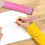 Boîte de 12 crayons HB personnalisés avec nom et éléments mignons Cadeau de rentrée scolaire pour enfants
