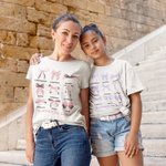 T-shirt Adulte et Enfant Personnalisé avec Texte et Noeud Papillon Cadeau Religieux Anniversaire pour Elle