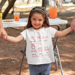 T-shirt Adulte et Enfant Personnalisé avec Texte et Noeud Papillon Cadeau Religieux Anniversaire pour Elle