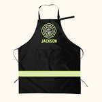 Tablier de pompier imperméable et réfléchissant avec poche Cadeau d'anniversaire de la fête des pères pour le papa pompier