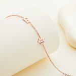Personalised 1-3 Cute Paws Name Necklace with Letter Birthday Memorial Gift for Pet Lover