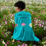 Personalizada 1-13 Flores de Nacimiento El Amor Crece Aquí Manta Suave con Nombres Día de la Madre para Mamá Abuela