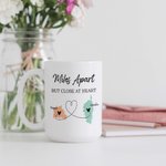 Tasse en Céramique 330ml/450ml Personnalisée avec Noms et États Cadeau d'Amitié pour la Famille et les Amis