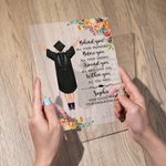 Personalizzato Tutti i tuoi sogni intorno a te Fiore placca acrilica decorazione casa Classe di 2026 regalo di laurea