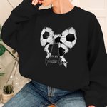 Spersonalizowana bluza baseballowa z kokardą In My Era Coquette Baseball Volleyball Softball Football z tekstem Prezent urodzinowy dla niej