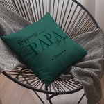 Gepersonaliseerde Happiness Is Having A DAD PAPA Like You Werpkussenhoes met 1-8 Kindernamen Vaderdag Verjaardagscadeau voor papa Opa