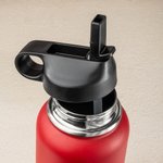Personalized Stainless Steel  Engraved Firefighters Badge Coffee Mug Water Bottle with Name Birthday Gift for Firefighter
