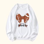 Spersonalizowana bluza baseballowa z kokardą In My Era Coquette Baseball Volleyball Softball Football z tekstem Prezent urodzinowy dla niej