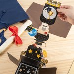 Personalised Handmade 3D Graduation Pop Up Box Card with Money Envelope and Greeting Card Graduation Congratulations Gift for Graduates