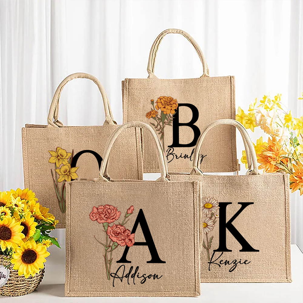 Personalisierte Jute Tasche