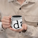 Taza de cerámica personalizada de 2 a 7 nombres repetidos 11oz Cumpleaños Día del Padre Regalo para el padre de familia