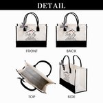 Personalised Large Capacity Waterproof Realtor Name Tote Bag with Website Phone Number Business Gift for Estate Agent