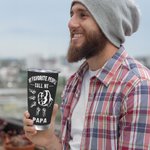 Gepersonaliseerde My Favorite People Call Me Fists Bump 20oz Name Tumbler met 1-16 kindernamen Vaderdagcadeau voor vader opa