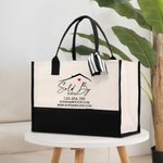 Personalised Large Capacity Waterproof Realtor Name Tote Bag with Website Phone Number Business Gift for Estate Agent