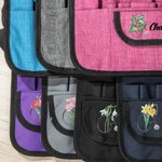 Personlig bærbar stetoskop fødselsblomst navn sykepleier oppbevaringsveske midje med tapeholder medisinsk utdannet gave
