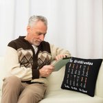 Personalised Multicolour Funny Grill Throw Pillow Cover with Names Father's Day Birthday Gift for Father Cooking Lover