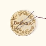 Gepersonaliseerde magnetische bloemen naald houder met gegraveerde naam verjaardag jubileum cadeau voor naailiefhebbers