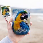 Personalized Watercolour Pet Portrait Painting 12oz Wine Tumbler with Name Lid and Straw Birthday Pet Loss Memorial Gift for Cat Dog Pet Lover