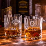 Verre à Whiskey 210ml Personnalisé avec Nom Tumbler de Qualité Alimentaire Cadeau d'Anniversaire la Fête des Pères pour Homme