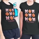 Coqueta Personalizada Lazo Fútbol Baloncesto Deporte Niño Camiseta con Nombre Cumpleaños Día del Niño Regalo para Niños