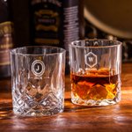 Verre à Whiskey 210ml Personnalisé avec Nom Tumbler de Qualité Alimentaire Cadeau d'Anniversaire la Fête des Pères pour Homme