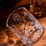 Verre à Whiskey 210ml Personnalisé avec Nom Tumbler de Qualité Alimentaire Cadeau d'Anniversaire la Fête des Pères pour Homme