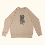 Dibujo Personalizado Retrato de Mascota Foto Camiseta Sudadera Sudadera con Capucha con Nombre Regalo de Cumpleaños para los Amantes de las Mascotas D