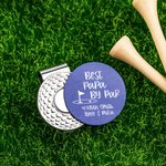 Pinza magnética personalizada para sombrero con nombre Día del Padre Regalo de cumpleaños para aficionados al golf