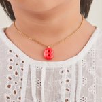 Personalized Colourful Macaron 3D Bubble Balloon Initial Necklace Birthday Anniversary Gift for Her