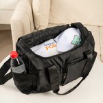 Personalized Multi-compartment Waterproof Weekend Bag with Shoulder Strap and Name Birthday Back to School Gift for Women