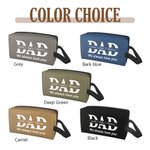 Personalised Large Capacity Toiletry Travel Bag with 1-12 Kid Names and Text Father's Day Gift For Men