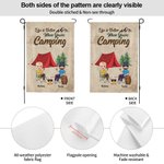 Personalisierte Leben ist besser, wenn Sie Camping Gartenfahne Valentinstag Geschenk für Camping-Paar