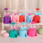 Personalisierte Lebensmittel-Grade bunte Krone Ball geformt manuelle Gashapon Candy Dispenser mit Namen Ostern Party Favors Geschenk für Kinder