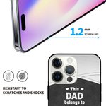 Personalised This Dad Grandpa Belongs To Palm Print TPU Phone Case for iPhone with 1-6 Names Birthday Father's Day Gift for Him