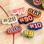 Personalised 3D Player Number Clog Charm Shoe Accessories Birthday Gift for Sport Lover